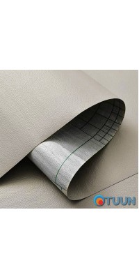 Self-adhesive eco-leather in a roll 1.37*1m*0.5mm Light gray (D) SW-00001373