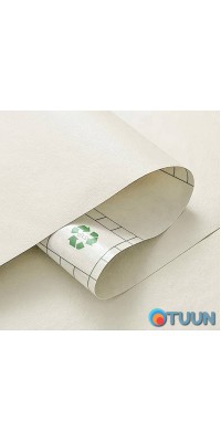 Self-adhesive eco-leather in a roll 1.37*1m*0.5mm Milky (D) SW-00001348