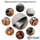 Самоклеющая экокожа в рулоне 1.37*3m*0.5mm LIGHT GREY (D) SW-00001324