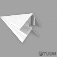 Профиль алюминиевый двойной уголок для сайдинга 25,7*33*6000мм (D) SW-00001725