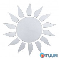 Зеркальный декор акриловый самоклеющийся серебро,15шт (D) SW-00002501