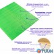 3D panel self-adhesive brick Green 700x770x3mm (013-3) SW-00000639