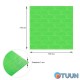 3D panel self-adhesive brick Green 700x770x3mm (013-3) SW-00000639