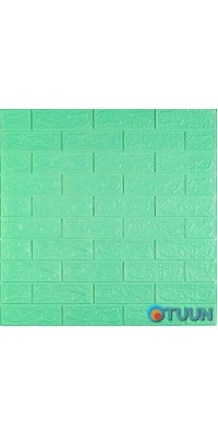 3D panel self-adhesive brick Mint 700x770x3mm (012-3) SW-00000233
