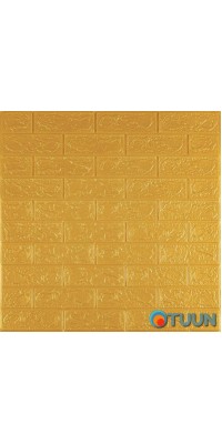 3D panel self-adhesive brick Gold 700x770x3mm (011-3) SW-00000676