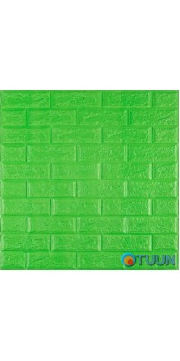 3D panel self-adhesive brick Green 700x770x5mm (013-5) SW-00000149