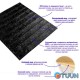 3D panel self-adhesive brick Black 700x770x5mm (019-5) SW-00000151