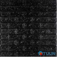 3D панель самоклеюча цегла Чорний 700х770х5мм (019-5) SW-00000151 3D панель самоклеюча цегла Чорний 700х770х5мм (019-5) SW-00000151