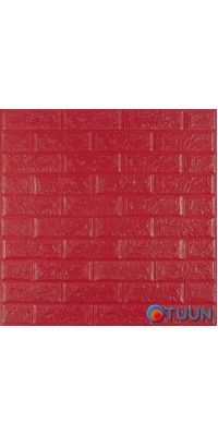 3D panel self-adhesive brick raspberry-red 700x770x5mm (108-5) SW-00001364
