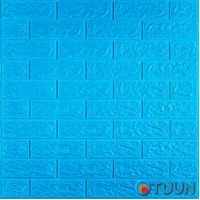 3D панель самоклеющаяся кирпич Синий 700х770х5мм (003-5) SW-00000154
