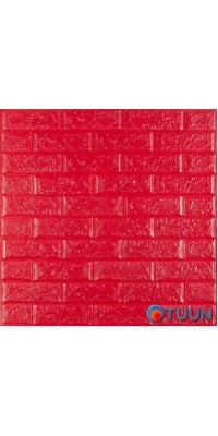 3D panel self-adhesive brick red 700x770x5mm (008-5) SW-00000145