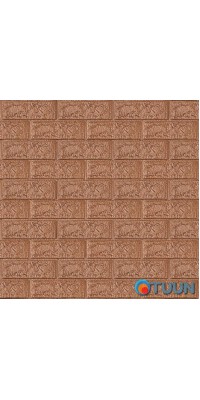 3D panel self-adhesive brick Brown 700x770x5mm (020-5) SW-00000237