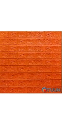 3D panel self-adhesive brick Orange 700x770x5mm (007-5) SW-00000144