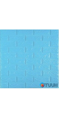 3D panel self-adhesive brick Blue 700x770x5mm (005-5) SW-00000297