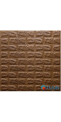 3D panel self-adhesive brick Brown 700x770x7mm (020-7) SW-00000053
