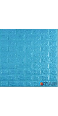 3D panel self-adhesive brick Blue 700x770x7mm (005-7) SW-00000658