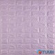 3D panel self-adhesive brick Light purple 700x770x7mm (015-7) SW-00000058