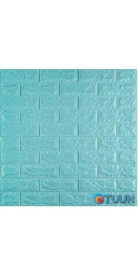 3D panel self-adhesive brick Turquoise 700x770x7mm (002-7) SW-00000048