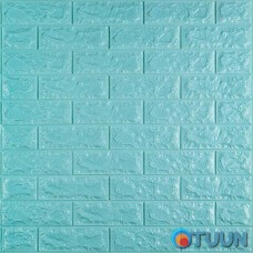 3D panel self-adhesive brick Turquoise 700x770x7mm (002-7) SW-00000048