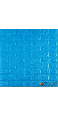3D panel self-adhesive brick Blue 700x770x7mm (003-7) SW-00000060