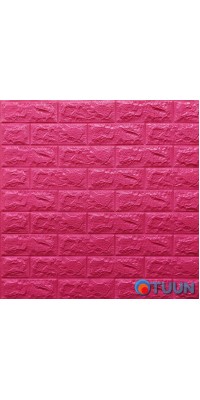 3D panel self-adhesive brick Dark pink 700x770x7mm (006-7) SW-00000061