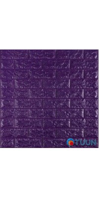 3D panel self-adhesive brick Violet 700x770x7mm (016-7) SW-00000062