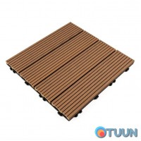 WPC composite tile natural wood 30*30CM*2CM (D) SW-00001711