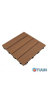 WPC composite tile natural wood 30*30CM*2CM (D) SW-00001711