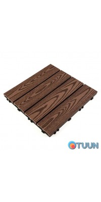 Composite tile WPC cedar 30*30CM*2CM (D) SW-00001705