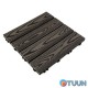 WPC anthracite composite tile 30*30CM*2CM (D) SW-00001708