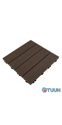 WPC wenge composite tile 30*30CM*2CM (D) SW-00001709