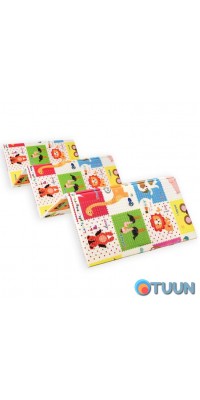Children's developing thermal mat "Height meter | Animals with words" 180x200x0.8 cm (266) SW-00000893