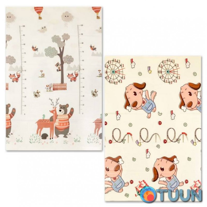 Children's rug 1.2x1.8mx8mm Height gauge-Puppies (282) SW-00001381