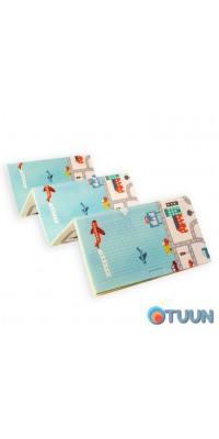 Children's folding developmental thermal mat "Road | Forest" 200x150x0.6 cm (235) SW-00000155