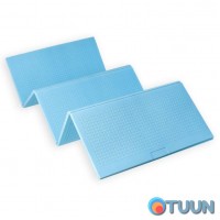 Детский складной термоковрик однотонный 2000*1500*10мм Голубой (297) SW-00001190