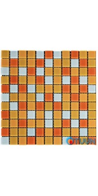 Mosaic of decorative glass orange 298x298x4.5mm SW-00002365