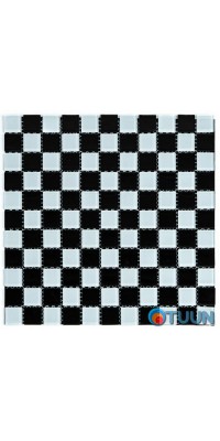 Decorative glass mosaic chessboard 298x298x4.5mm SW-00002366