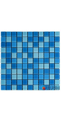 Mosaic of decorative glass blue 298x298x4.5mm SW-00002354