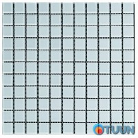 Мозаїка з декоративного скла біла 298х298х4,5мм SW-00002364