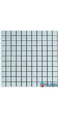 Mosaic of decorative glass white 298x298x4.5mm SW-00002364