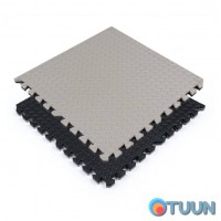 Double-sided floor covering GREY and BLACK 60*60cm*2cm (D) SW-00001843