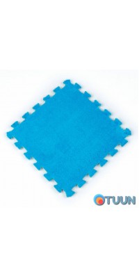 Plush floor puzzle BLUE 30*30*1cm (D) SW-00002090