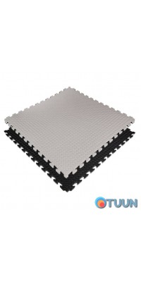 Double-sided floor covering GRAY and BLACK 100*100cm*2cm (D) SW-00001844