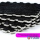 Plush floor puzzle BLACK 30*30*1cm (D) SW-00002078
