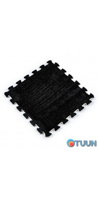 Plush floor puzzle BLACK 30*30*1cm (D) SW-00002078