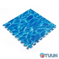 Пол пазл - модульное напольное покрытие 600x600x10мм океан (МР5)