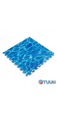 Puzzle floor - modular floor covering 600x600x10mm ocean (MP5) SW-00000141