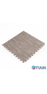 Puzzle floor - modular floor covering 600x600x10mm gray wood (MP9) SW-00000209