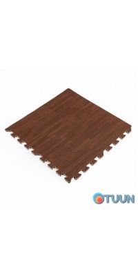 Floor puzzle - modular flooring 600x600x10mm dark wood (MP10) SW-00000212