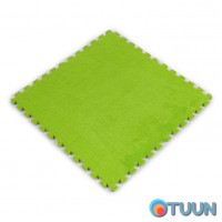 Пол-пазл плюшевый САЛАТОВЫЙ 60*60*1cm (D) SW-00002095